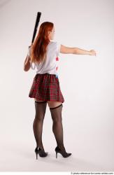 TINA STANDING POSE WITH BASEBALL BAT #2